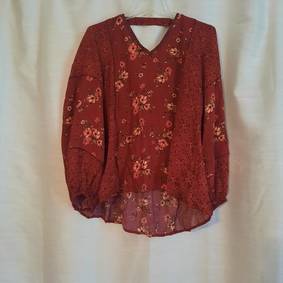 NWT Colorful Maurices Peasant Blouse Size L  *BOGO* - Picture 4 of 5